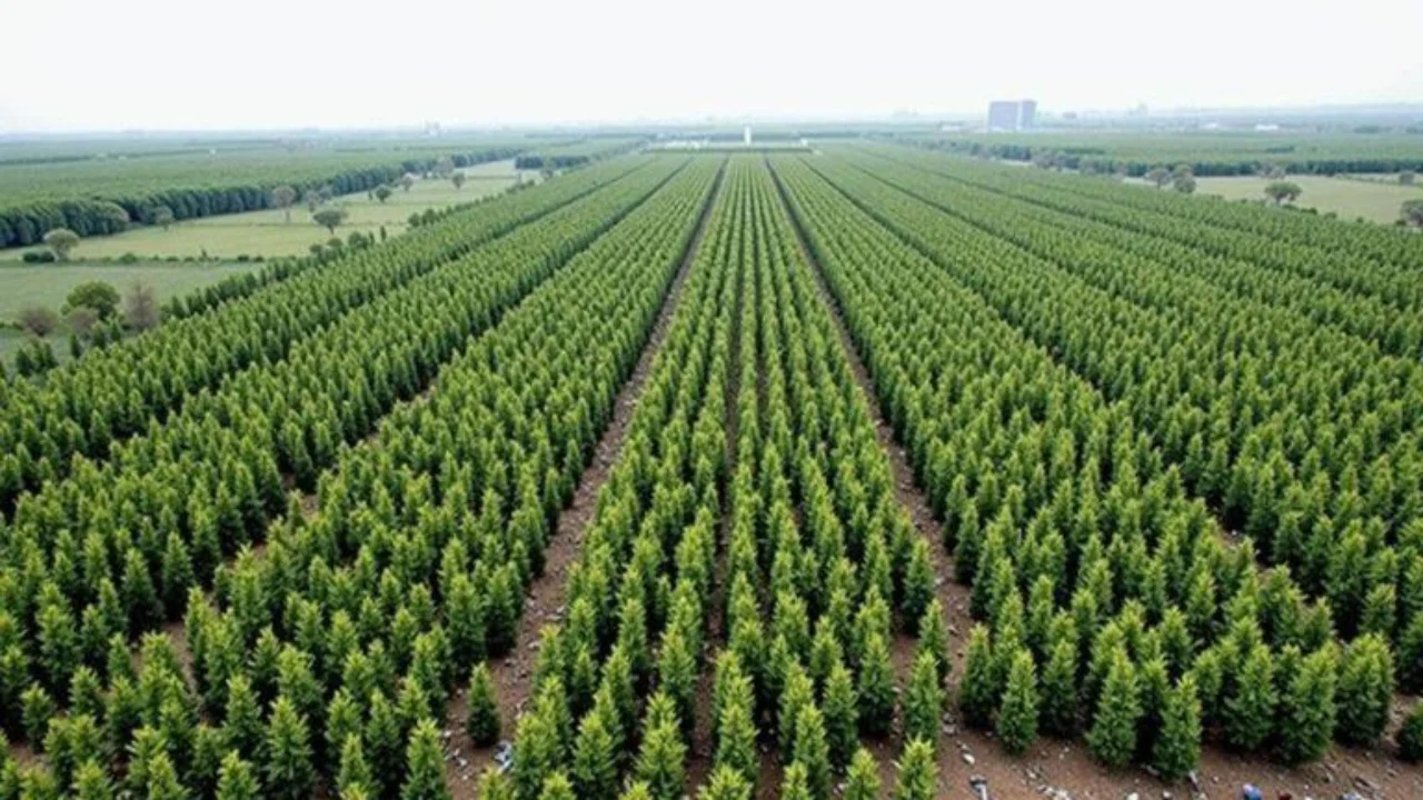 China’s tree planting