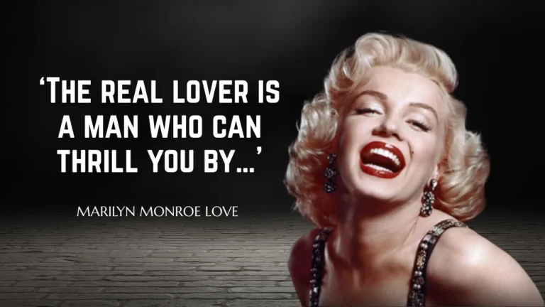 Marilyn Monroe Love Quote