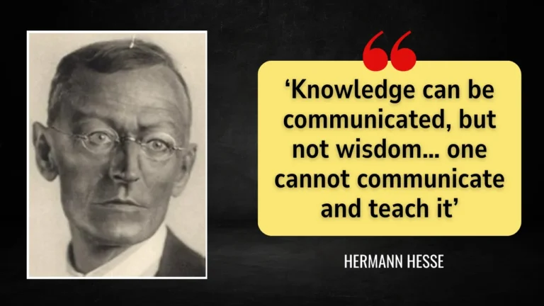 Quote of the Day by Hermann Hesse