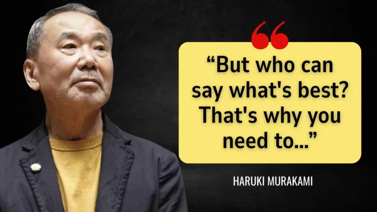 Quote of the day by Haruki Murakami
